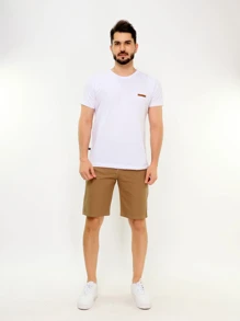 BERMUDA SARJA SHORT MASCULINA CASUAL