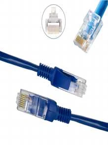 Cabo RJ45 Série Conector de Rede 2/3/5/10Metros WIFI - Azul - Visão 2