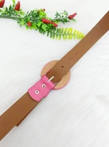 Cintos feminino 3CM colorido moda casual com um  loops