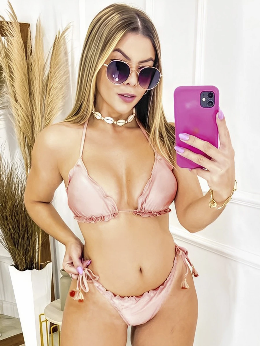 Women Bikini Sets - Bụi hồng - Xem 1