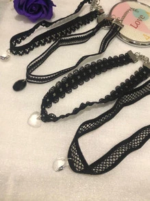 Pendant Necklaces - 黑色 - 查看 1