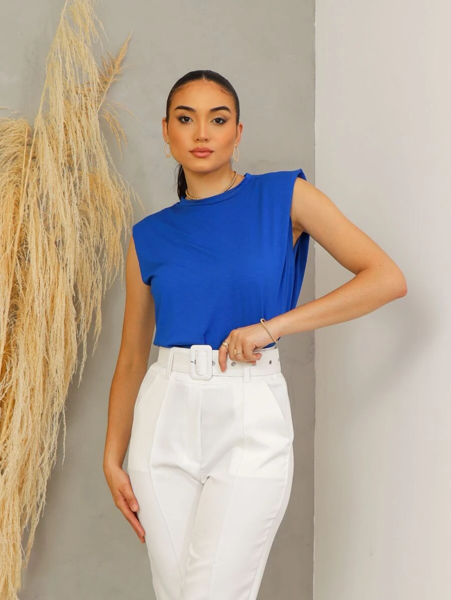 Women Tank Tops & Camis - Royal Blue - View 1