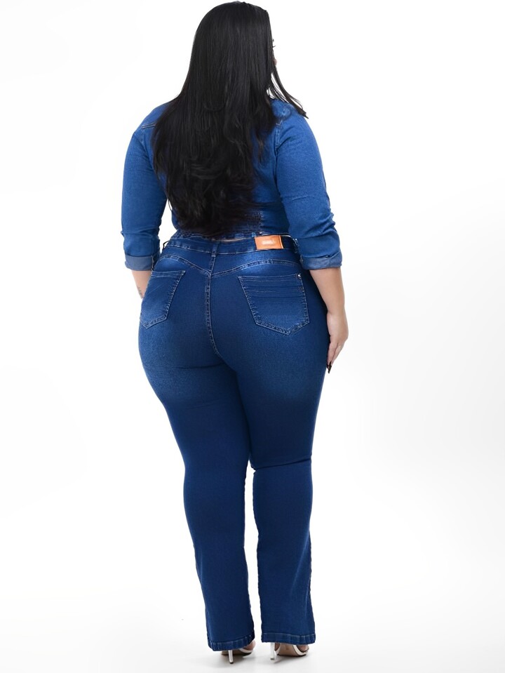 High waisted jeans hot sale plus size uk