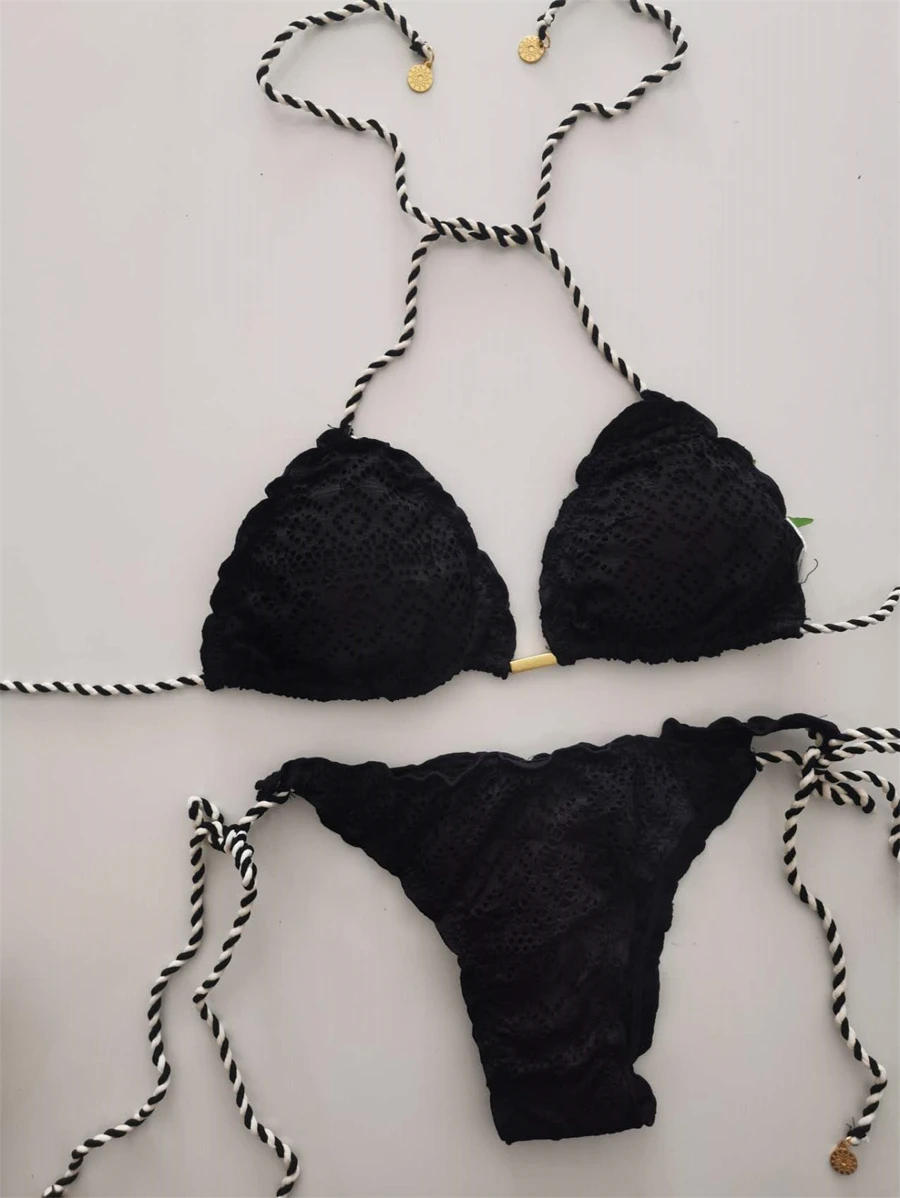 Women Bikini Sets - Black - View 1