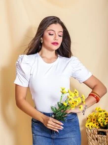 Women T-Shirts - trắng - Xem 3