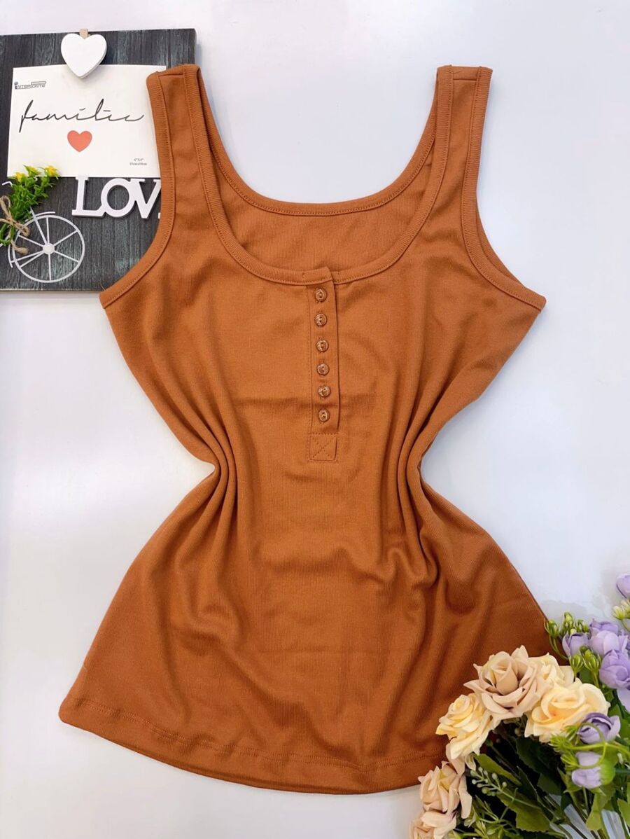Women Tank Tops & Camis - Amarillo Mostaza - Ver 1