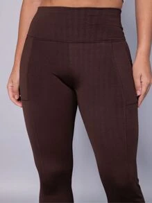 Women Leggings - 鏽棕色 - 查看 6