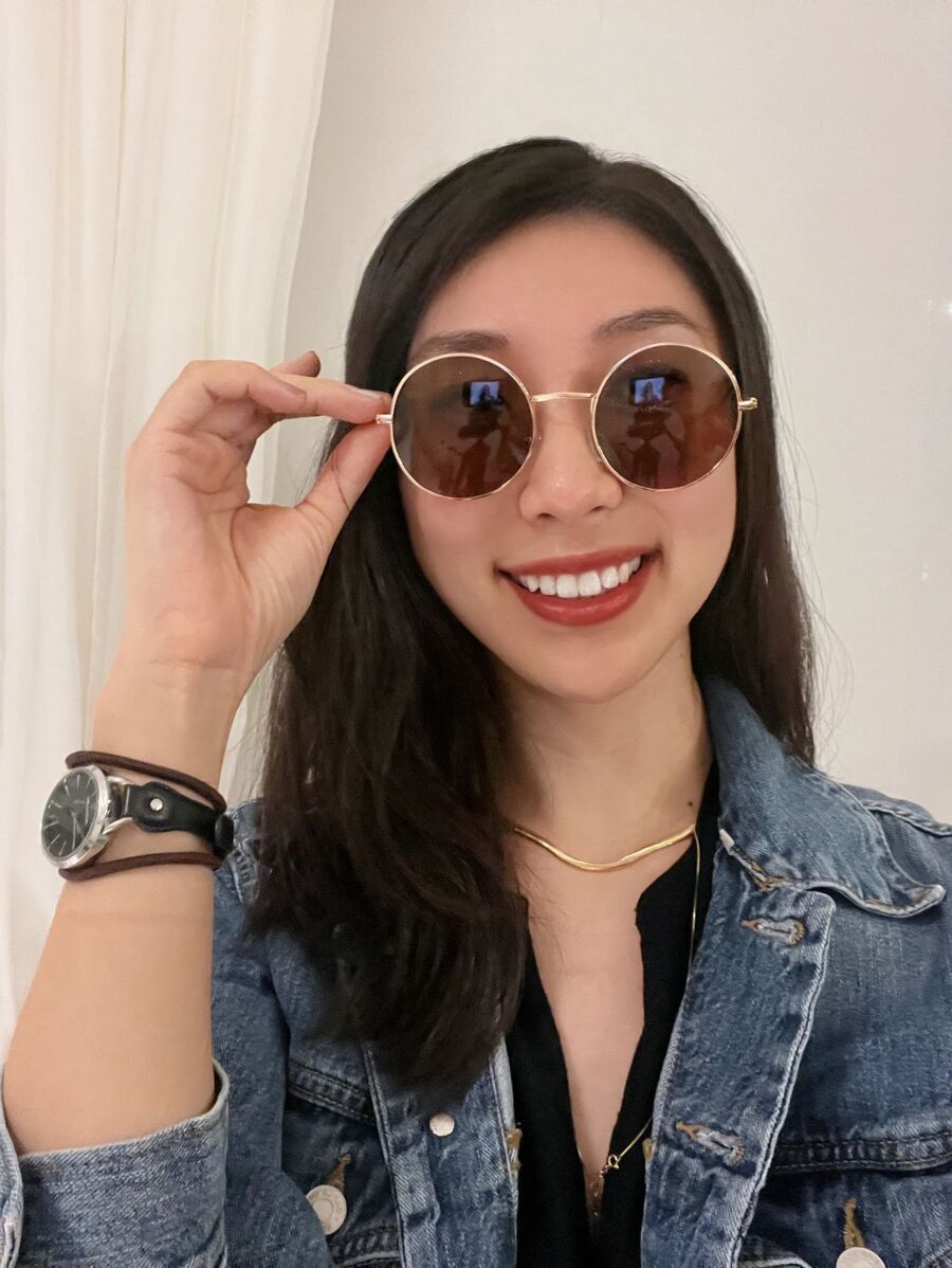 Fashion Glasses - 摩卡棕 - 查看 1