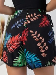 Women Shorts - 黑色 - 查看 2