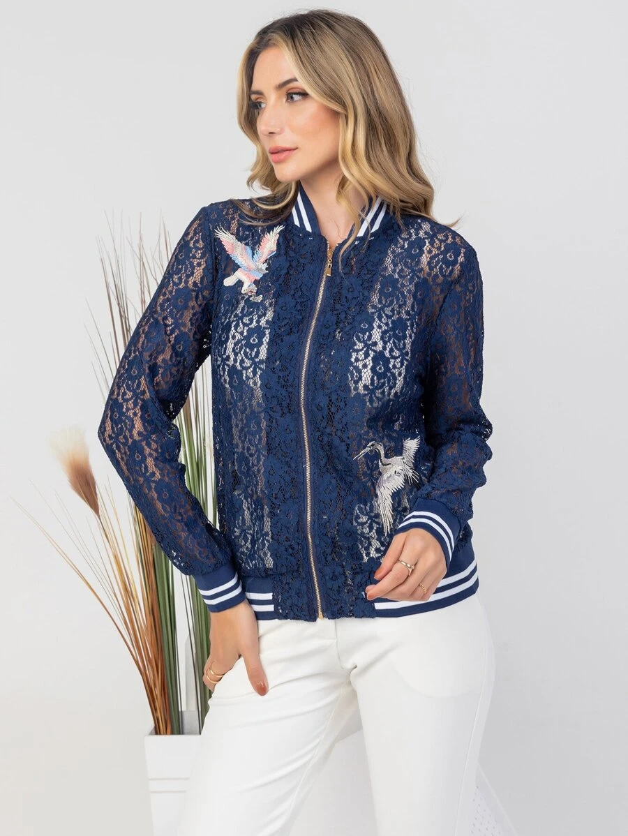 Women Jackets - Màu xanh lam - Xem 1