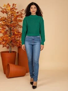Women Sweaters - Verde - Ver 2