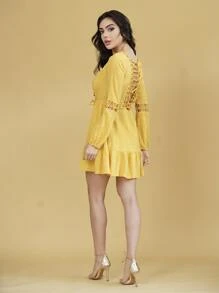 Women Dresses - 黃色 - 查看 6