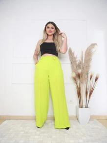 Women Pants - Màu xanh chanh - Xem 1