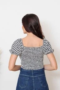 Women Blouses - Đen và trắng - Xem 4