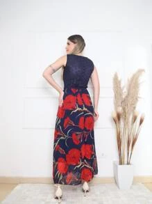 Women Dresses - 藏蓝色 - 查看 2