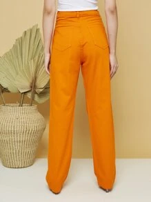 EMILIMODA CALCA EMX8501 - Laranja - Visão 5