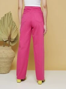 Women Pants - Pink - View 5