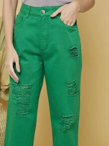 Women Pants - Green - View 4