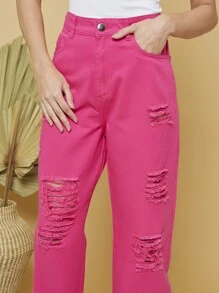 Women Pants - Pink - View 4