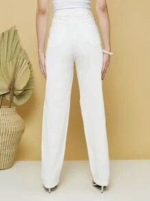 Women Pants - White - View 5
