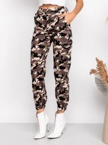 Women Pants - 灰色 - 查看 2