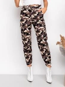 Women Pants - 灰色 - 查看 3