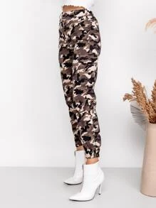 Women Pants - 灰色 - 查看 4