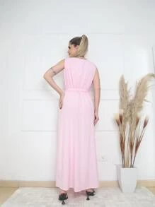 Women Dresses - 淺粉色 - 查看 2