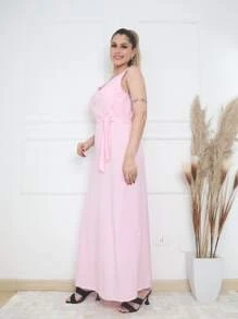 Women Dresses - 淺粉色 - 查看 3