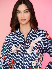 Women Jackets - 藍色 - 查看 3