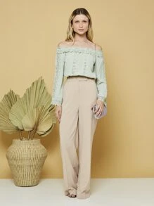 Women Blouses - màu xanh lá - Xem 3