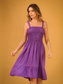 Women Dresses - Purple - View 2