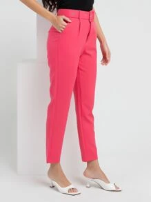 Women Pants - 粉色 - 查看 5