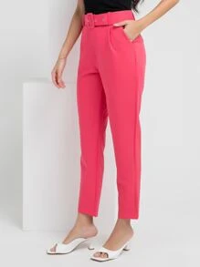 Women Pants - 粉色 - 查看 4