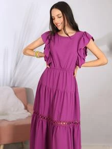 Women Dresses - Violet Purple - View 5