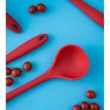 Concha de Silicone para Cozinha – Resistente ao Calor e Antiderrapante - Vermelho - Visão 2