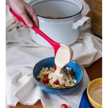 Concha de Silicone para Cozinha – Resistente ao Calor e Antiderrapante - Vermelho - Visão 3