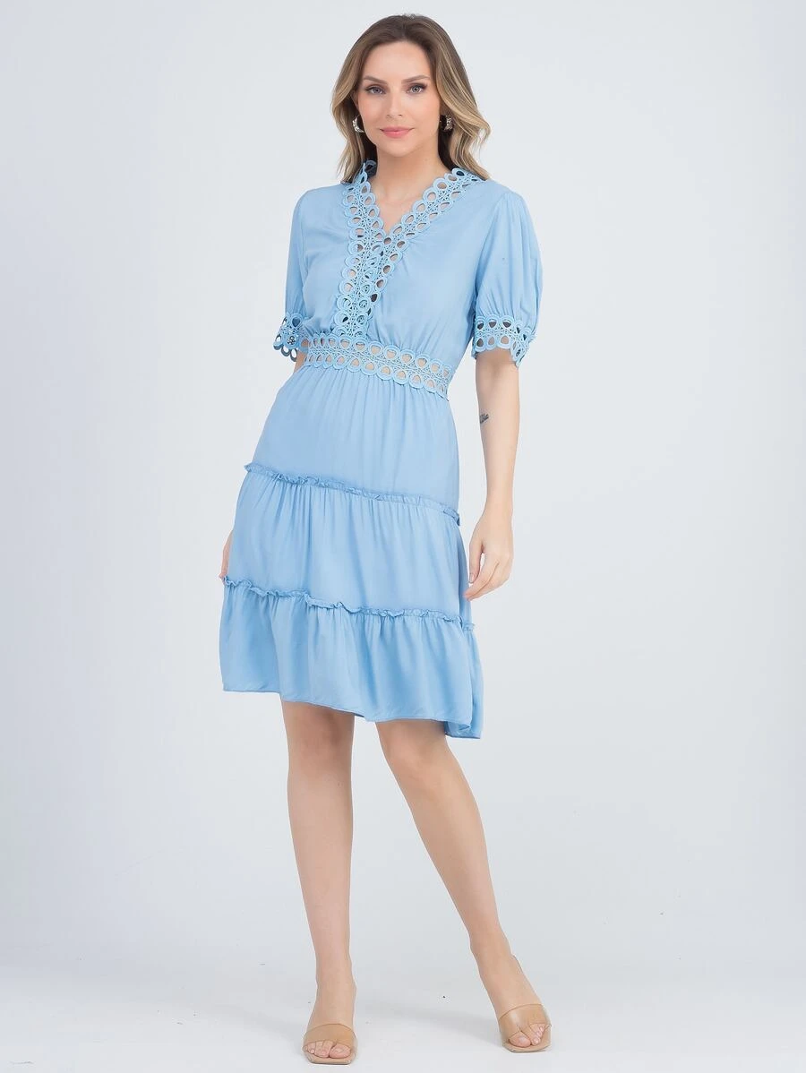 Women Dresses - 藍色 - 查看 1