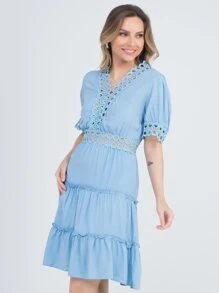 Women Dresses - 藍色 - 查看 4