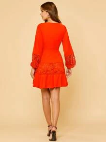 Women Dresses - 紅色 - 查看 5