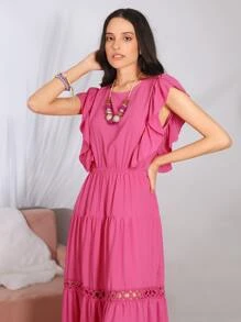 Women Dresses - Hot Pink - View 5
