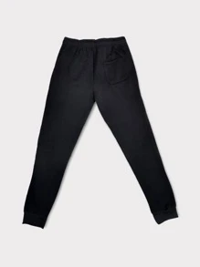 Men Sweatpants - 黑色 - 查看 2