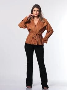 Women Coats - Marrón - Ver 3