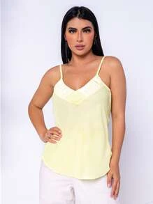 Women Tank Tops & Camis - 黃色 - 查看 1