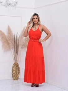 Women Dresses - Đỏ - Xem 4