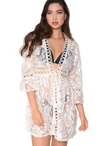Women Kimonos - trắng - Xem 7
