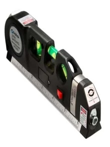 Nível Laser Profissional Trena Level Pro3 Estágios Nivelador - Preto - Visão 1