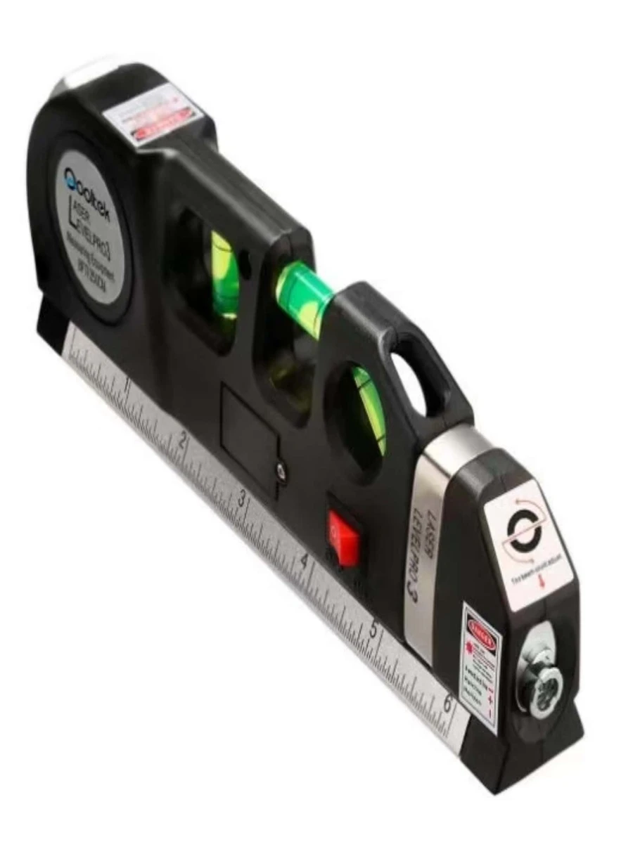 Nível Laser Profissional Trena Level Pro3 Estágios Nivelador - Preto - Visão 1