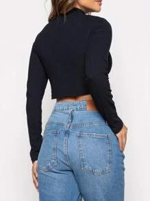 Women T-Shirts - màu đen - Xem 2