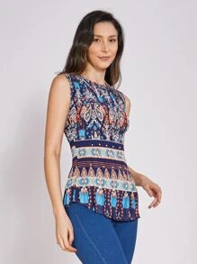 Women Tank Tops & Camis - 藏蓝色 - 查看 3